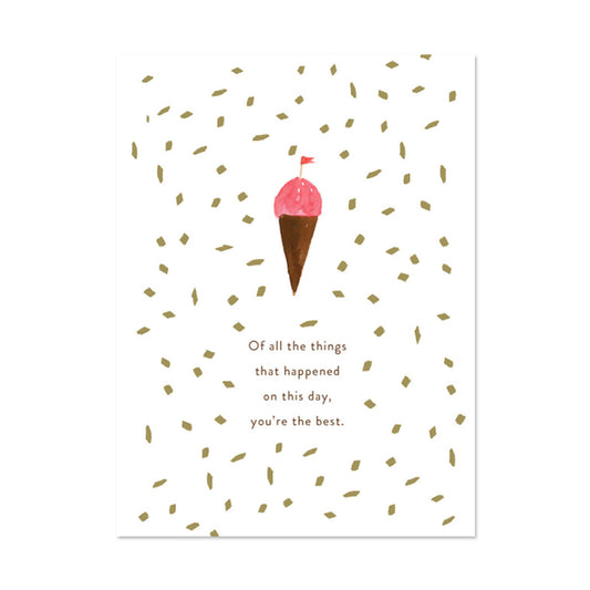 YOURE THE BEST BIRTHDAY CARD BY PAPER REBEL
