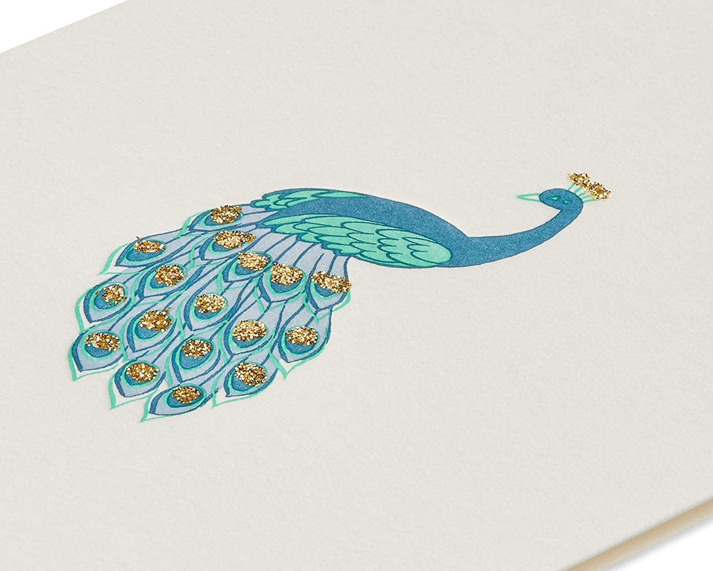 Papyrus Blank Card (Peacock)