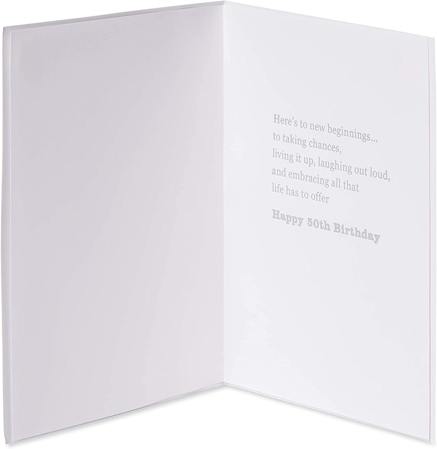Papyrus 50th Birthday Card (New Beginnings)