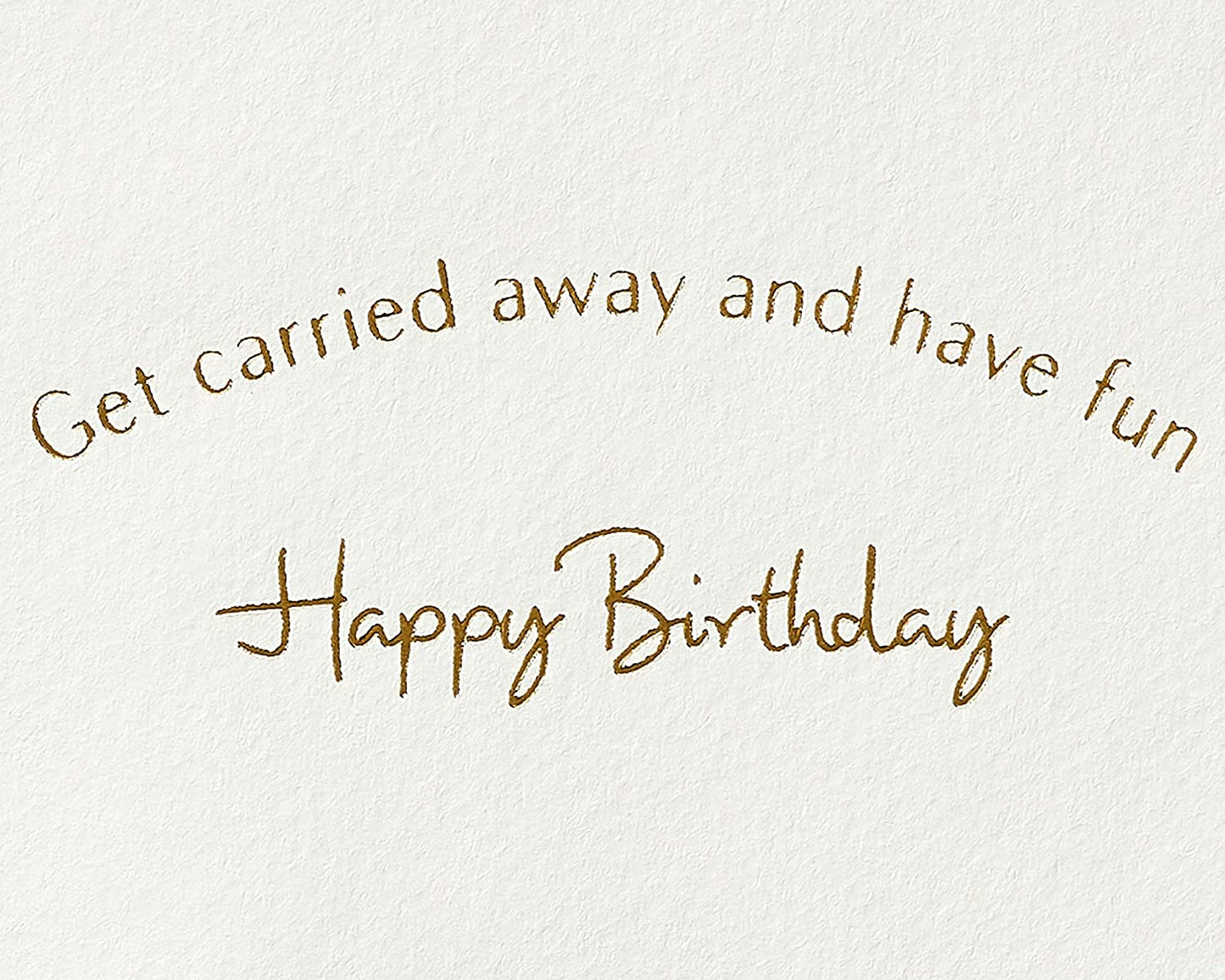 Papyrus Birthday Card (Carried Away)