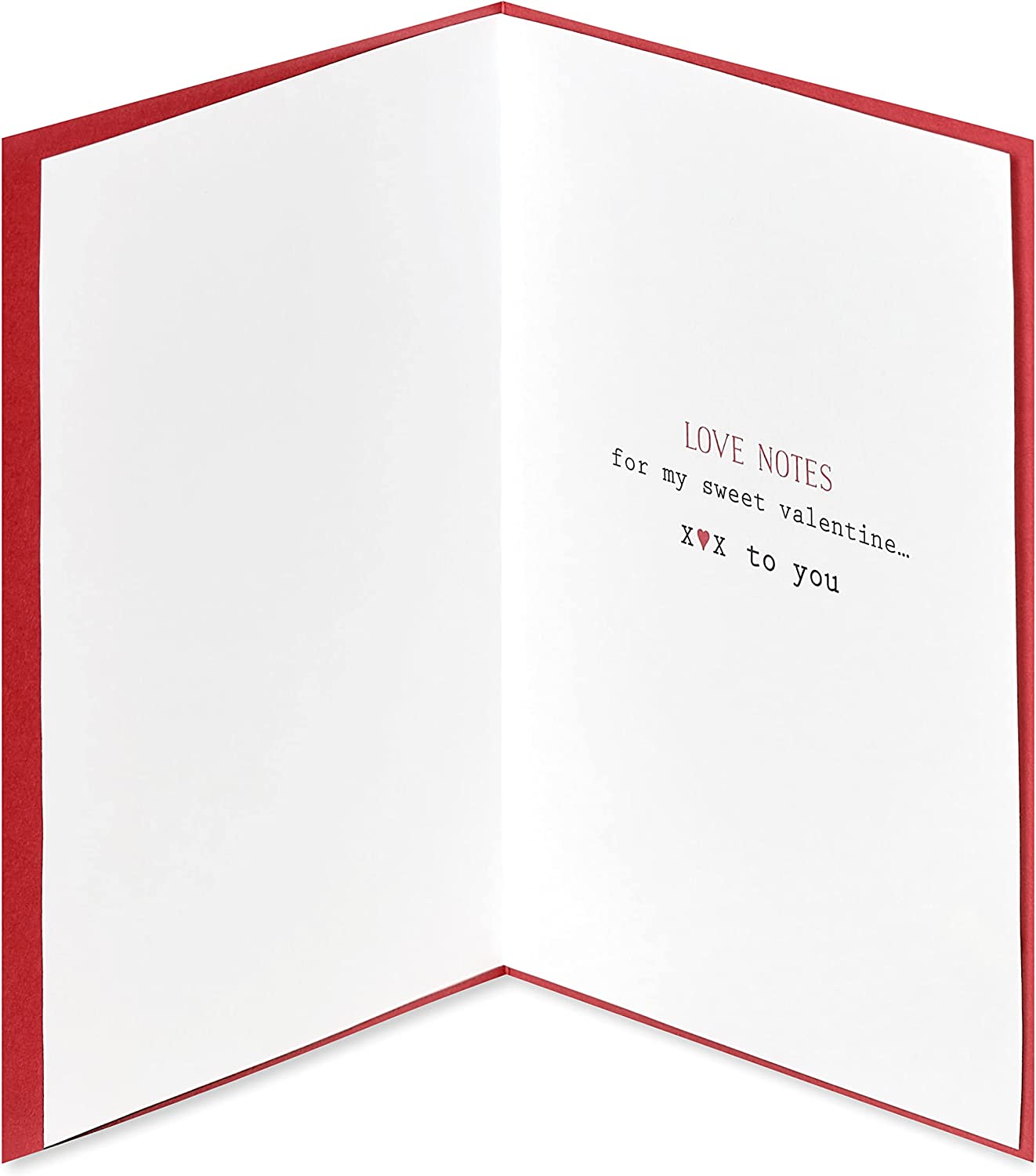 Papyrus Romantic Valentine's Day Card (Love Notes)