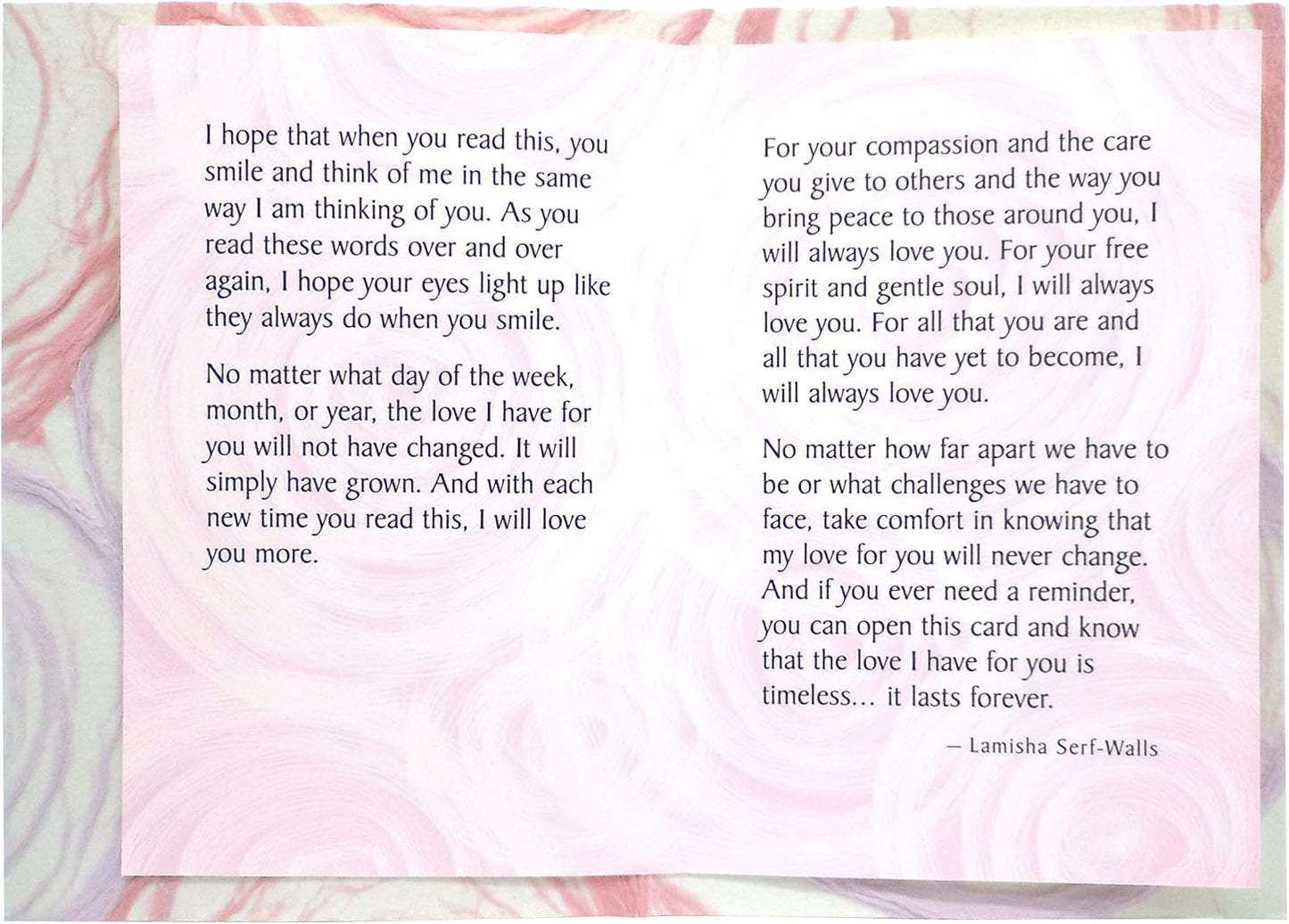 Blue Mountain Arts Love Card—Romantic Card, Anniversary Card, Just Because Card, Thinking of You Card (Every Time You Read This Card, I Will Love You More)