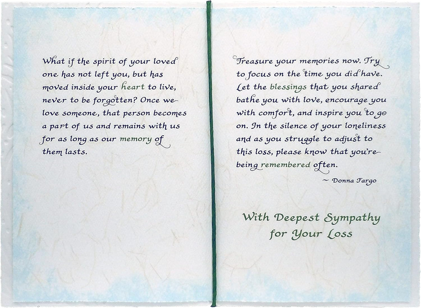 Blue Mountain Arts Sympathy Card—Words of Condolences and Comfort for the Grieving (You Have Lost Someone So Special)