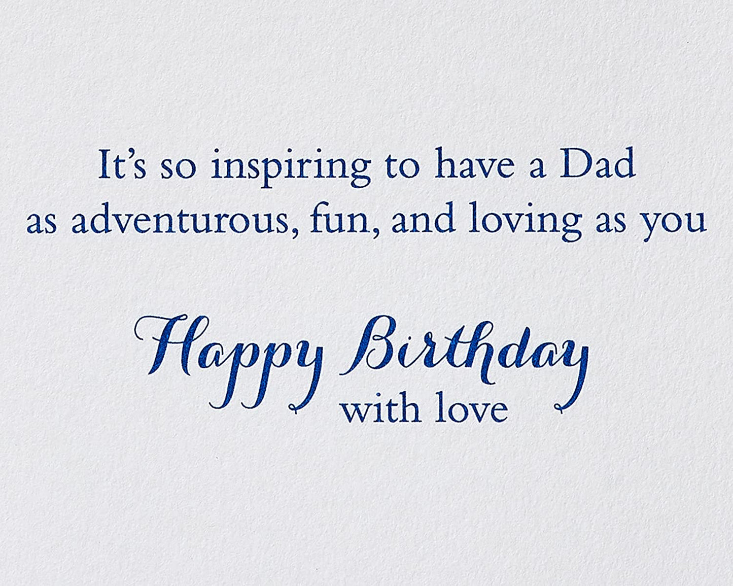 Papyrus Birthday Card for Dad (Inspiring)
