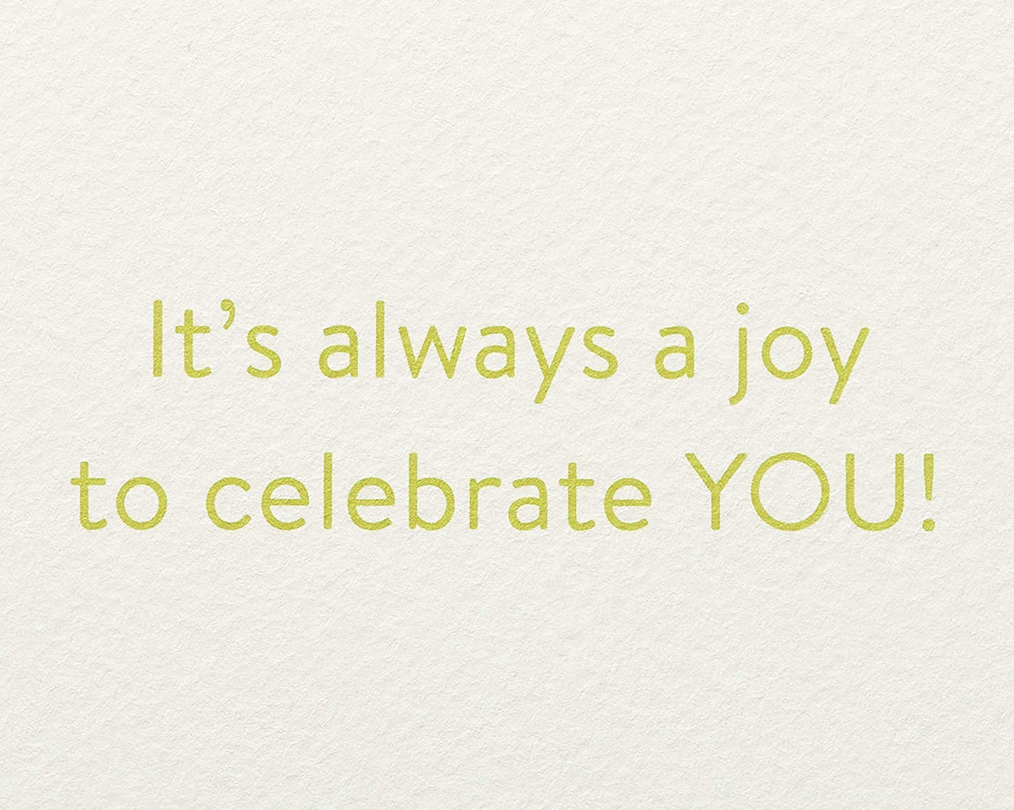 Papyrus Birthday Card - Designed by House of Turnowsky (A Joy To Celebrate You)