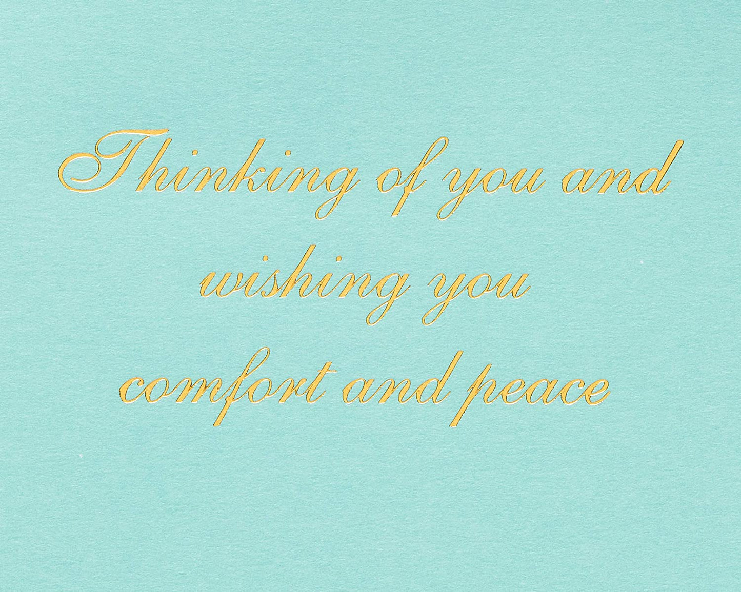 Papyrus Sympathy Card (Wishing You Comfort and Peace)