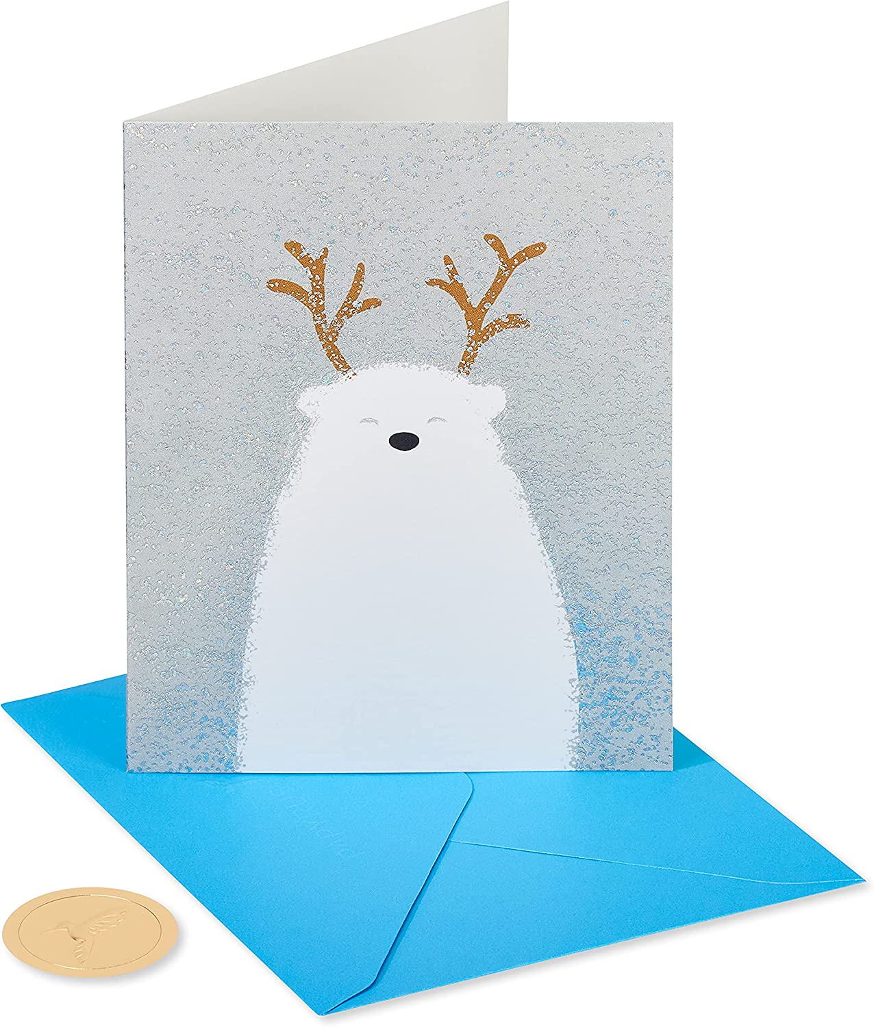 Papyrus Holiday Cards Boxed with Envelopes, Holiday Cheer, Glitter-Free Polar Bear (20-Count)