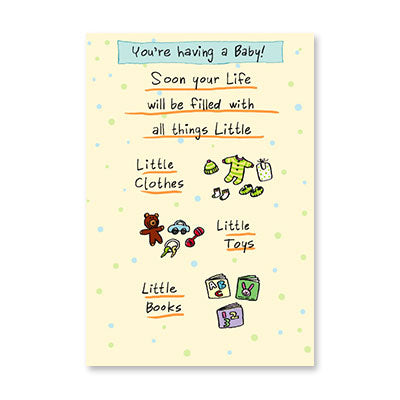 ALL THINGS LITTLE BABY CARD BY RPG