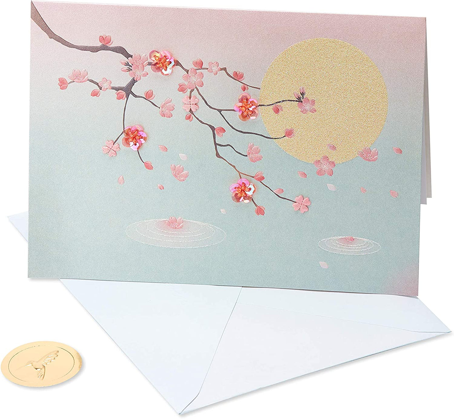 Papyrus Blank Card (Cherry Blossoms)