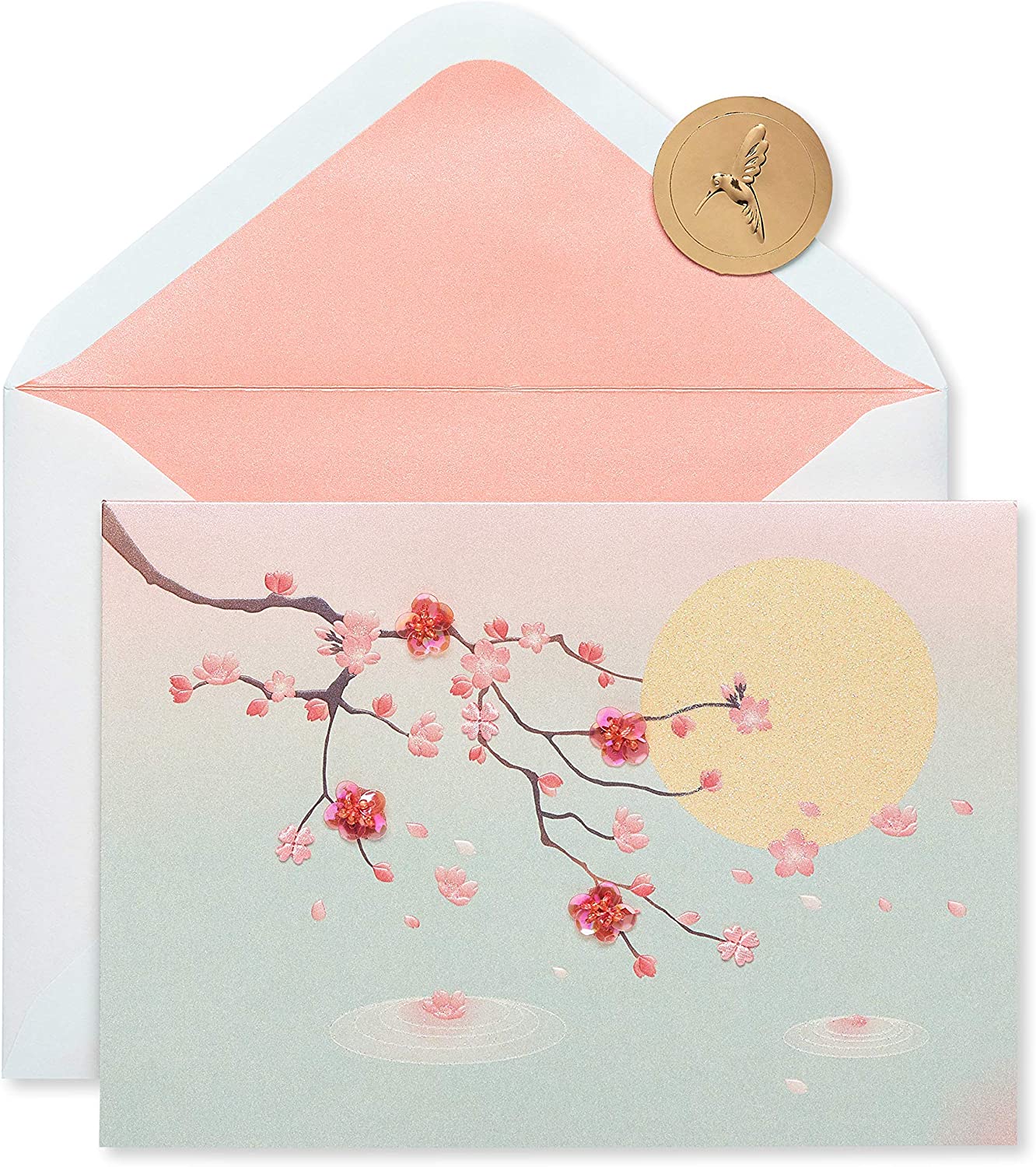 Papyrus Blank Card (Cherry Blossoms)