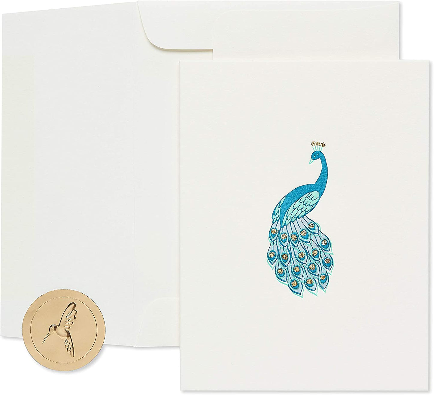 Papyrus Blank Card (Peacock)