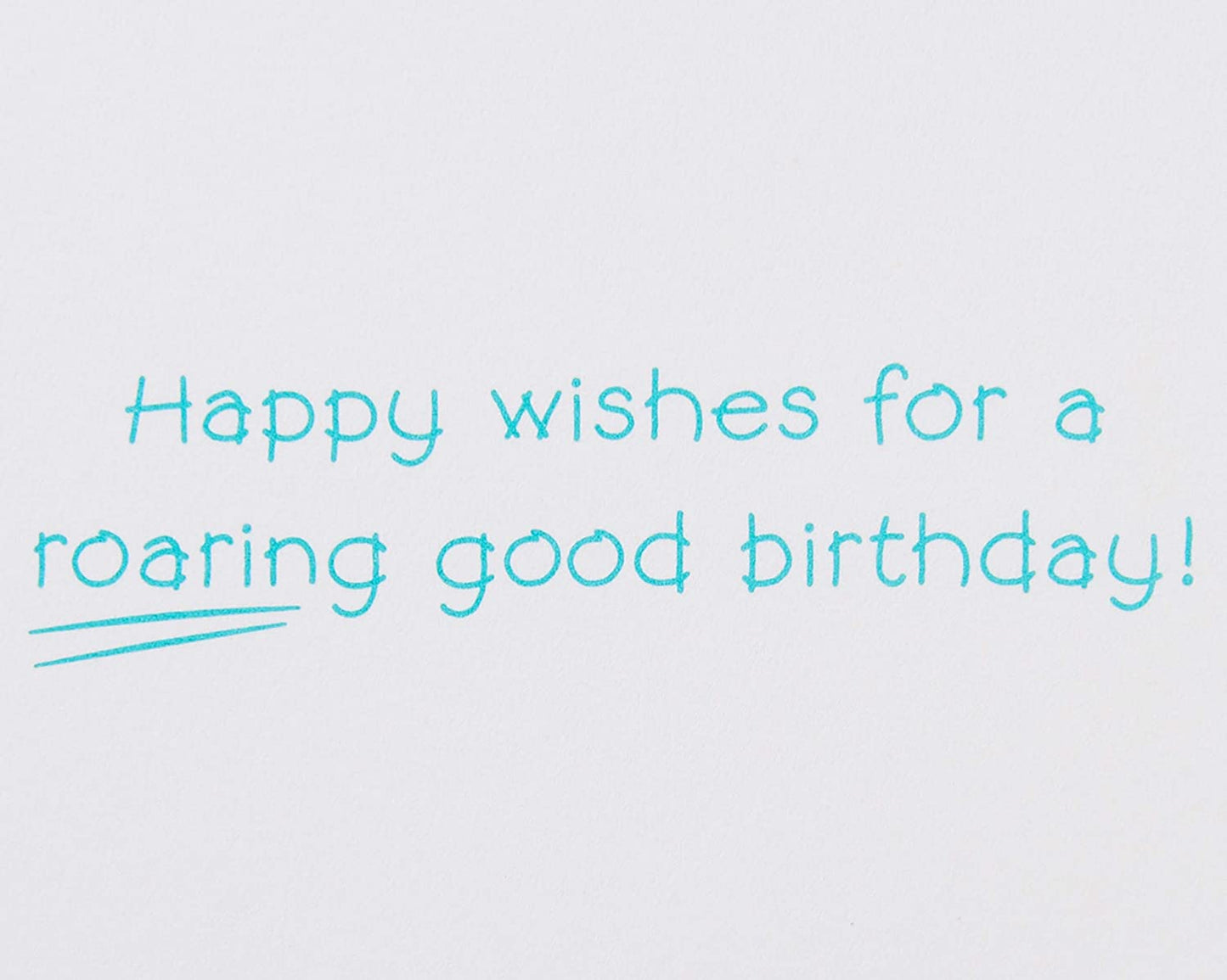 Papyrus Birthday Card for Kids (Roaring Good Birthday)