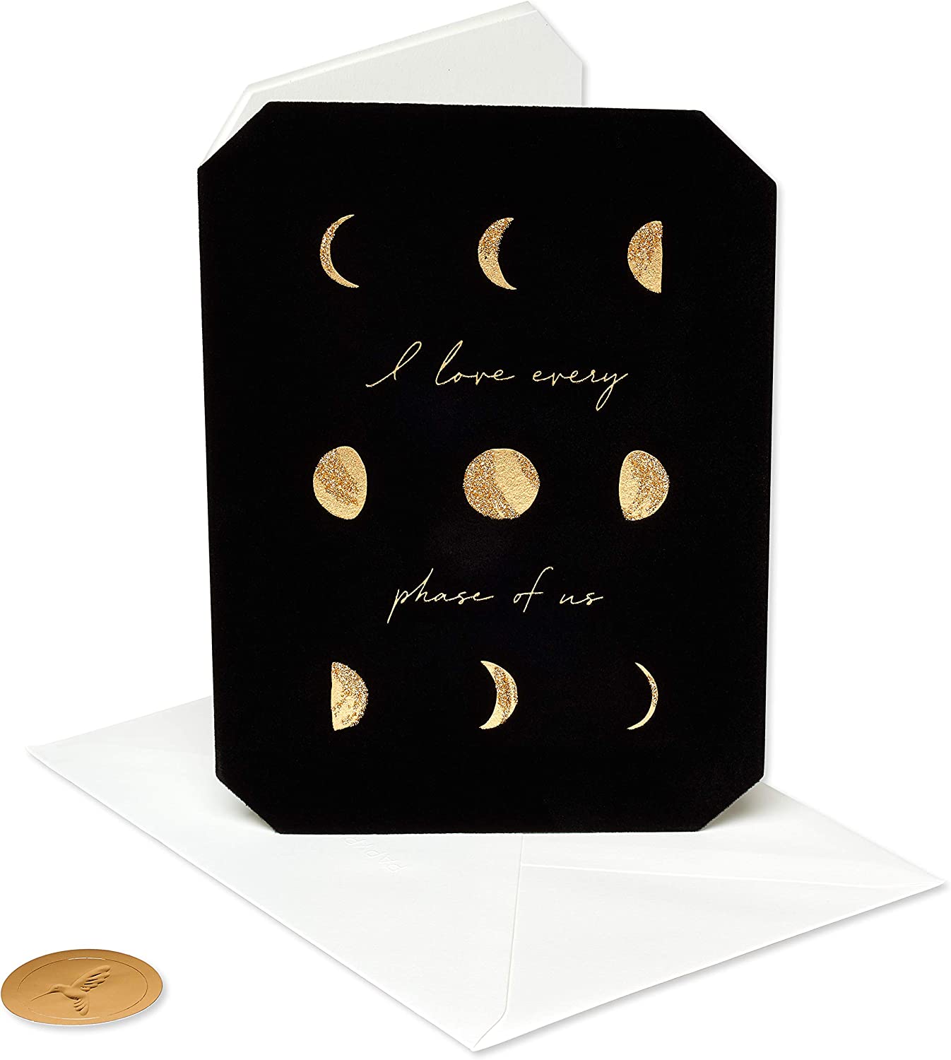 Papyrus Blank Romantic Card for Valentine's Day, Husband, Wife, Boyfriend, Girlfriend or Significant Other (Phase of Us)