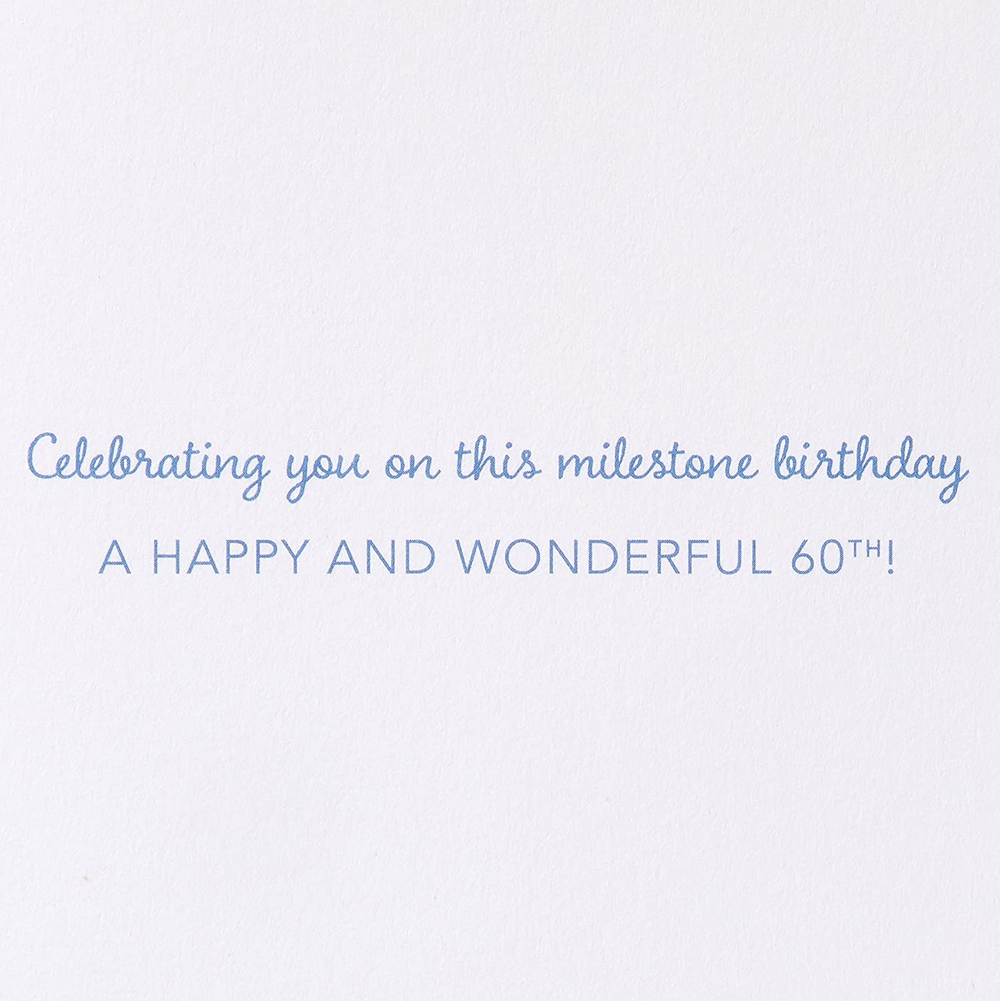 Papyrus 60th Birthday Card (Milestone Birthday)