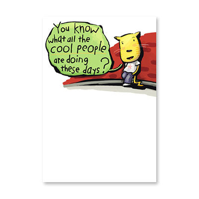 COOL PEOPLE BIRTHDAY CARD BY RPG