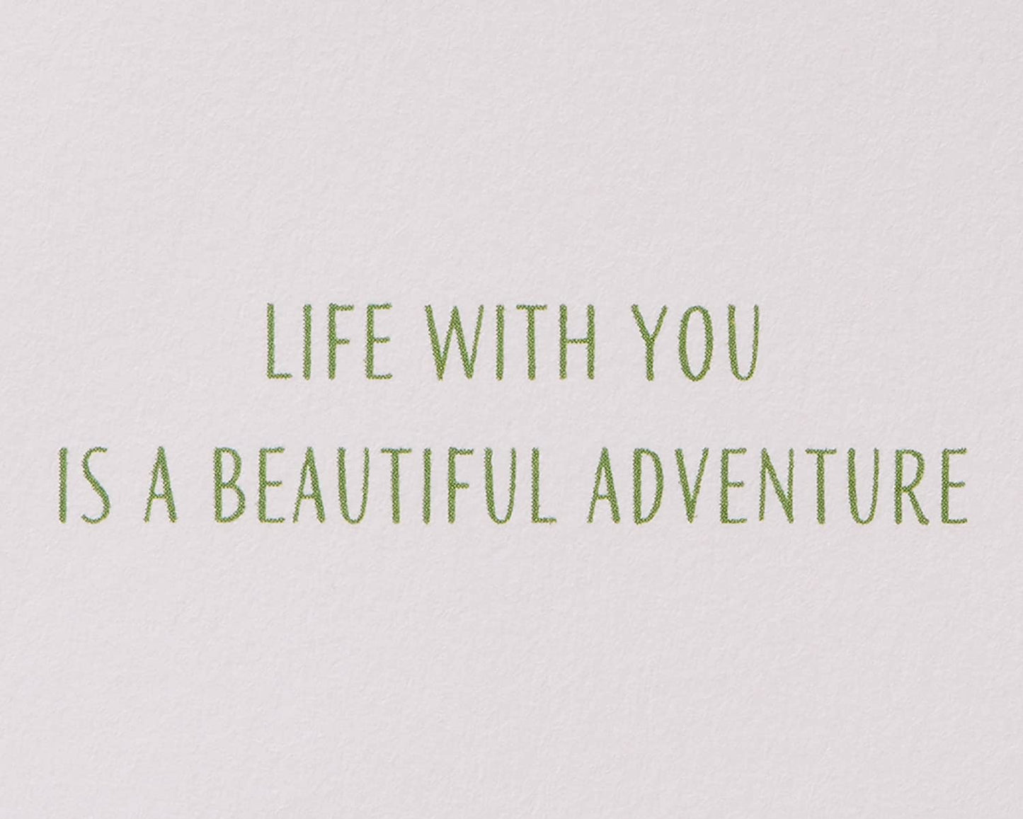 Papyrus Romantic Card for Sweetest Day, Husband, Wife, Boyfriend, Girlfriend or Significant Other (Beautiful Adventure)