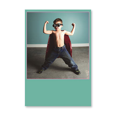 SUPERHERO KID BIRTHDAY CARD BY RPG