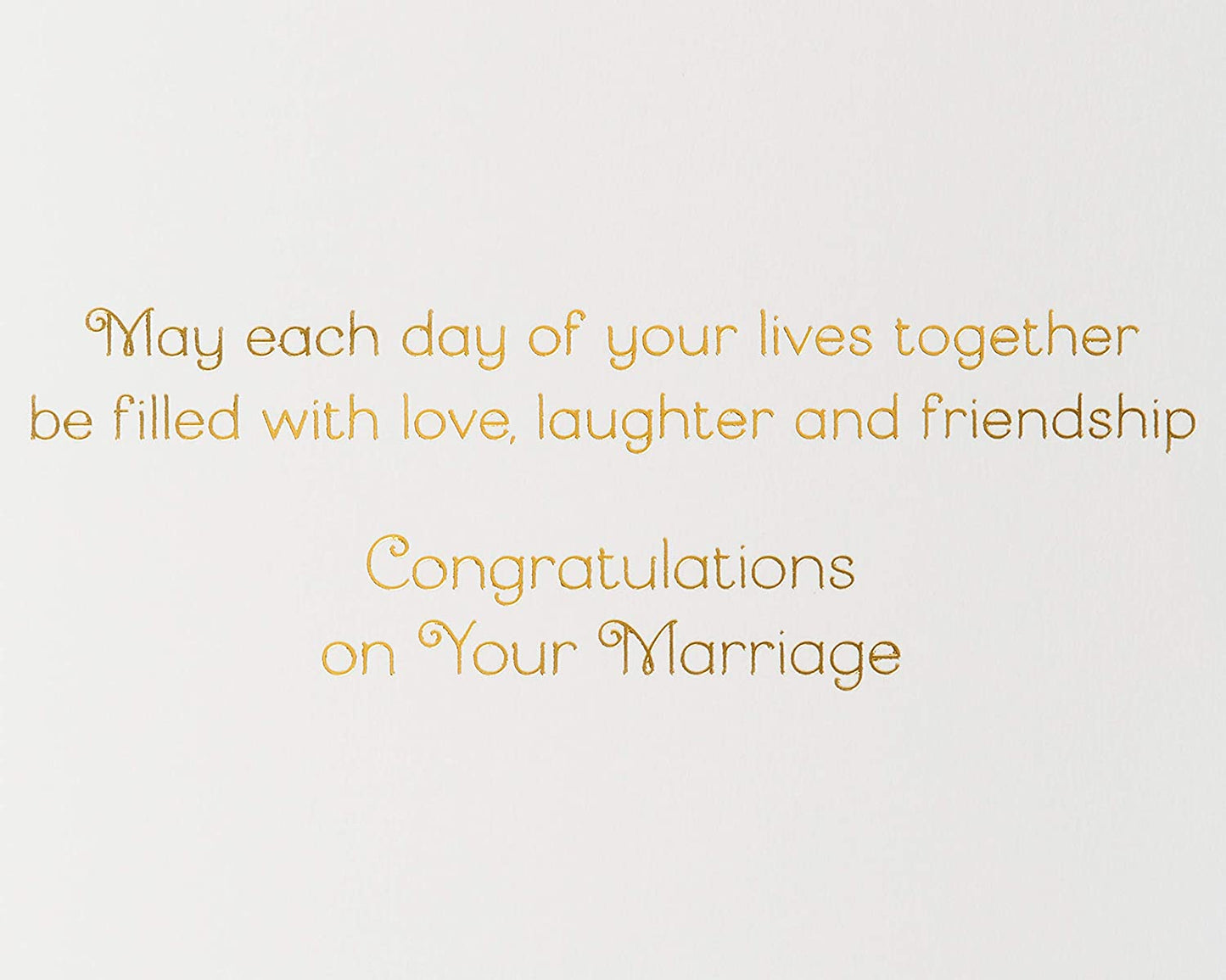 Papyrus Wedding Card (Congratulations On Your Marriage)