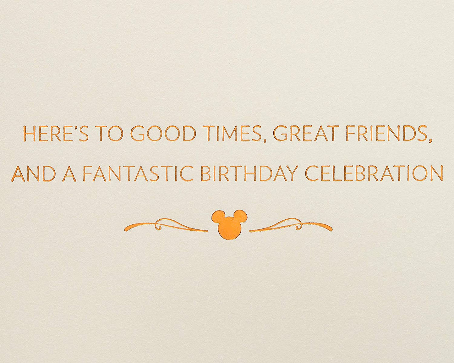 Papyrus Disney Birthday Card (Good Times)