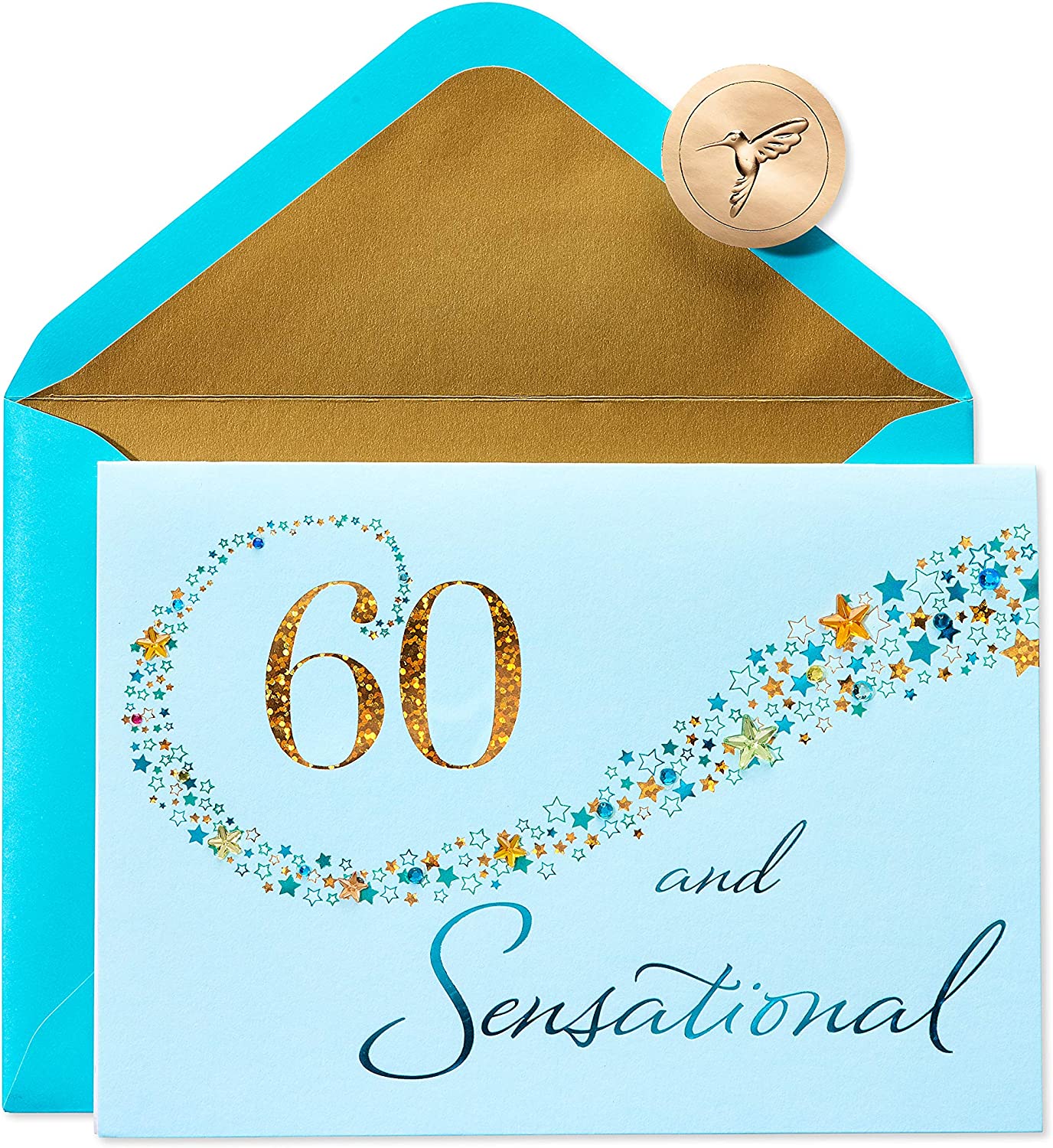 Papyrus 60th Birthday Card (Wonderful Celebration)