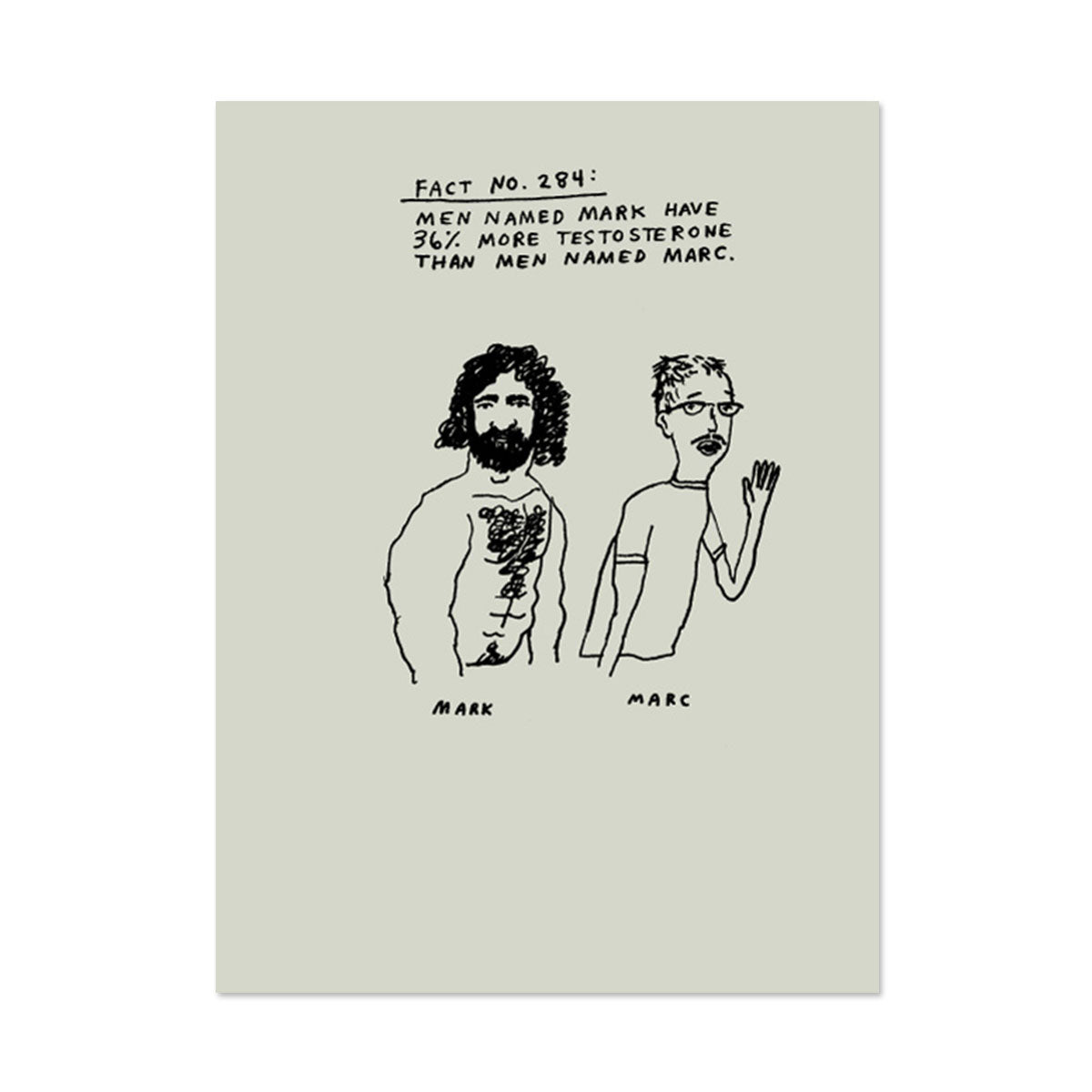 MEN NAMED MARC FRIENDSHIP CARD BY PAPER REBEL