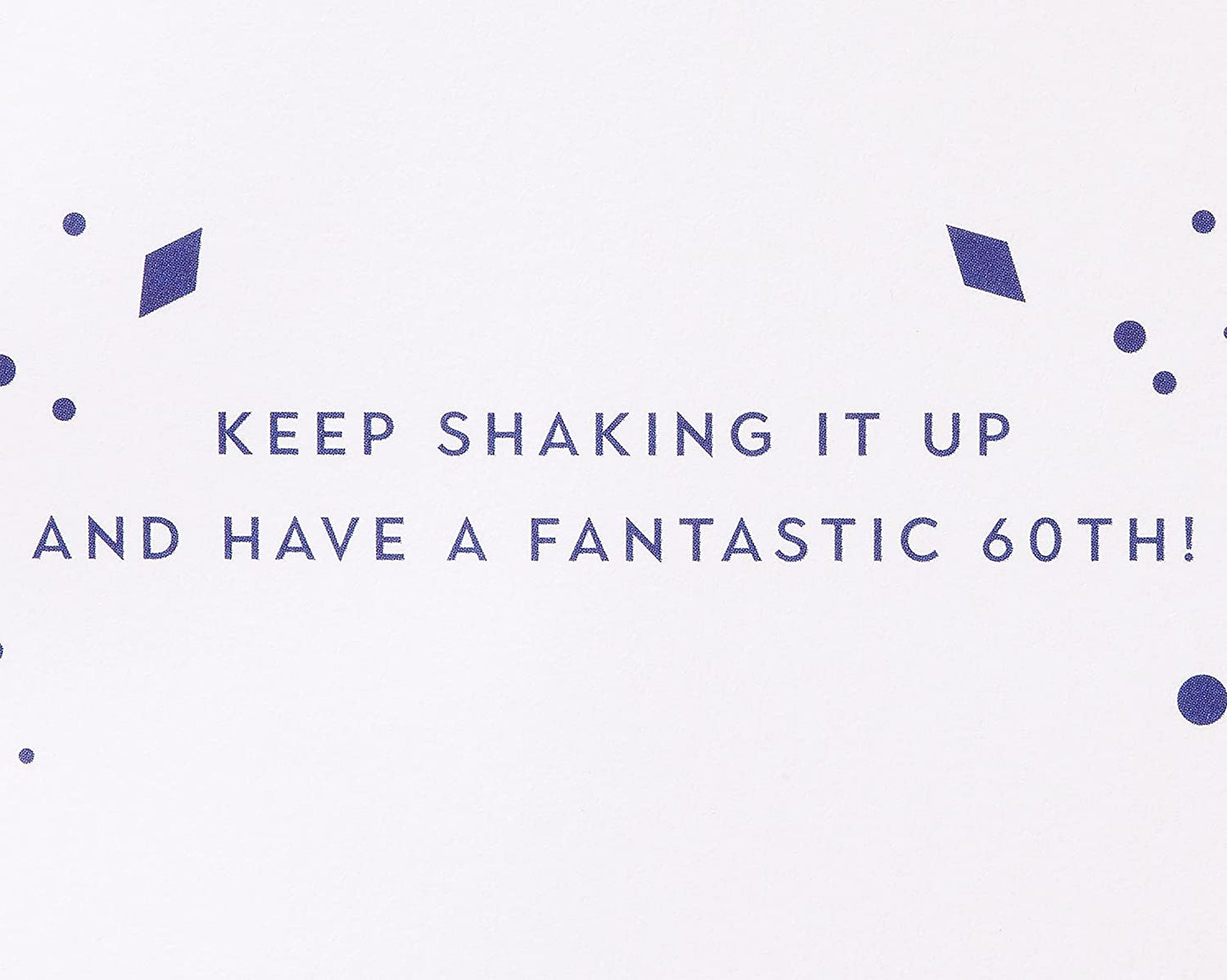 Papyrus 60th Birthday Card (Shaking It Up)