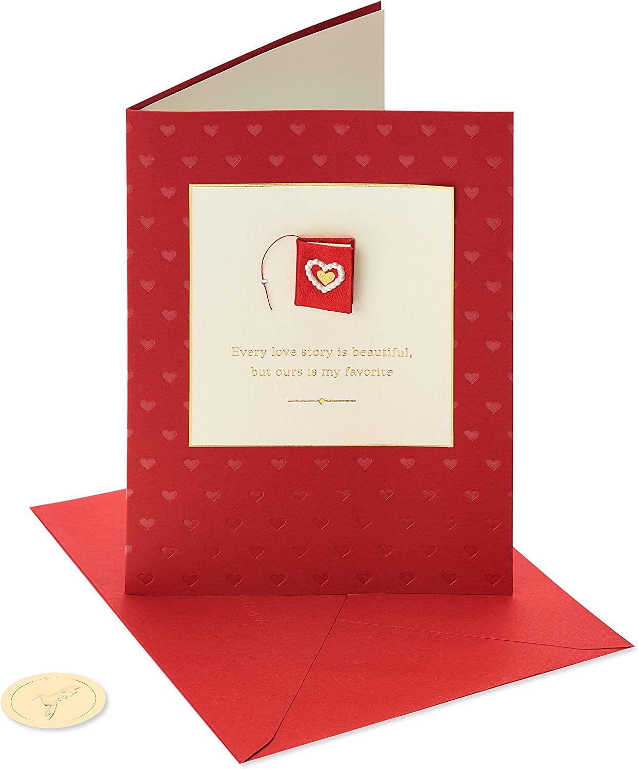 Papyrus Blank Romantic Card (Love Story)