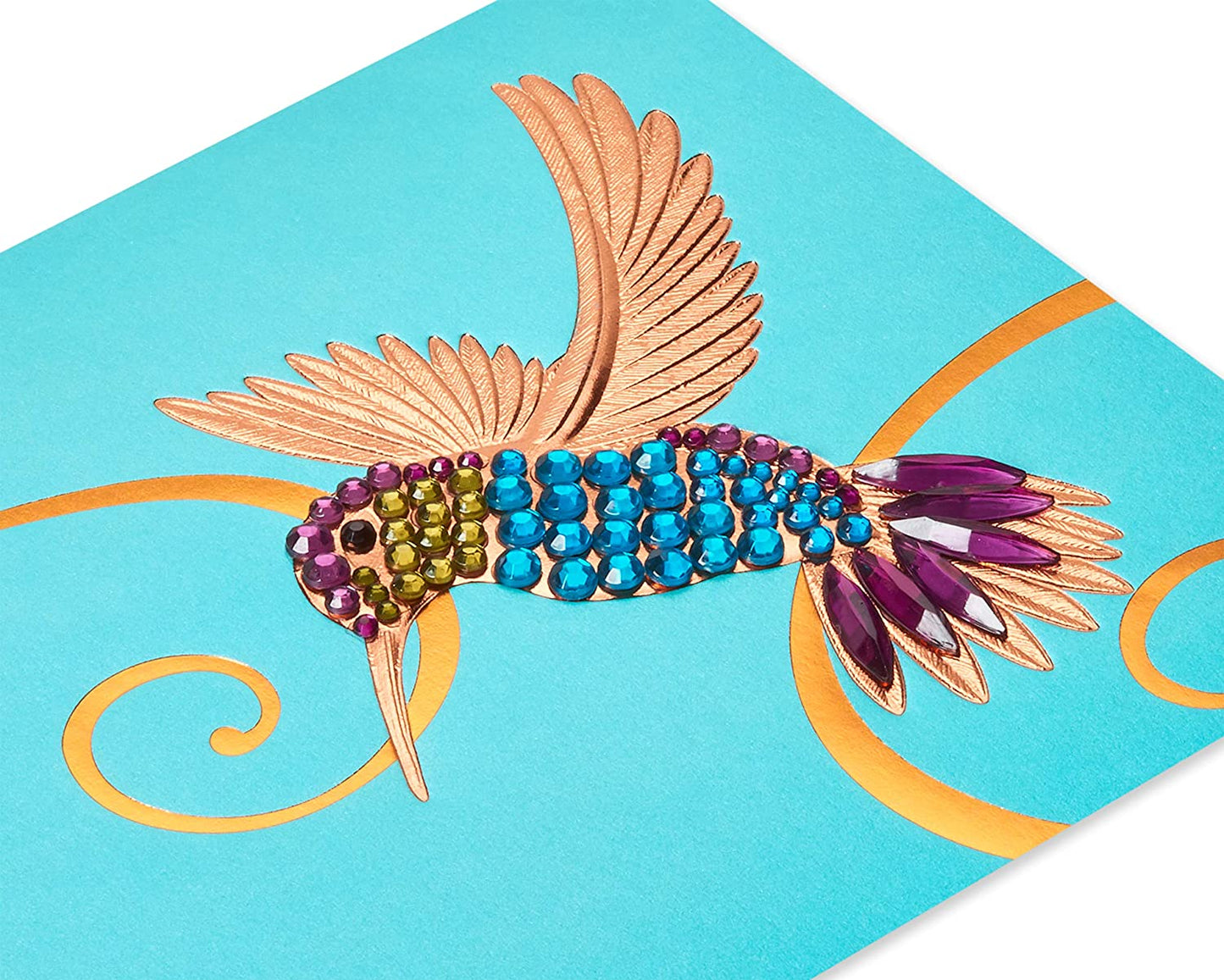 Papyrus Blank Card (Gem Hummingbird)