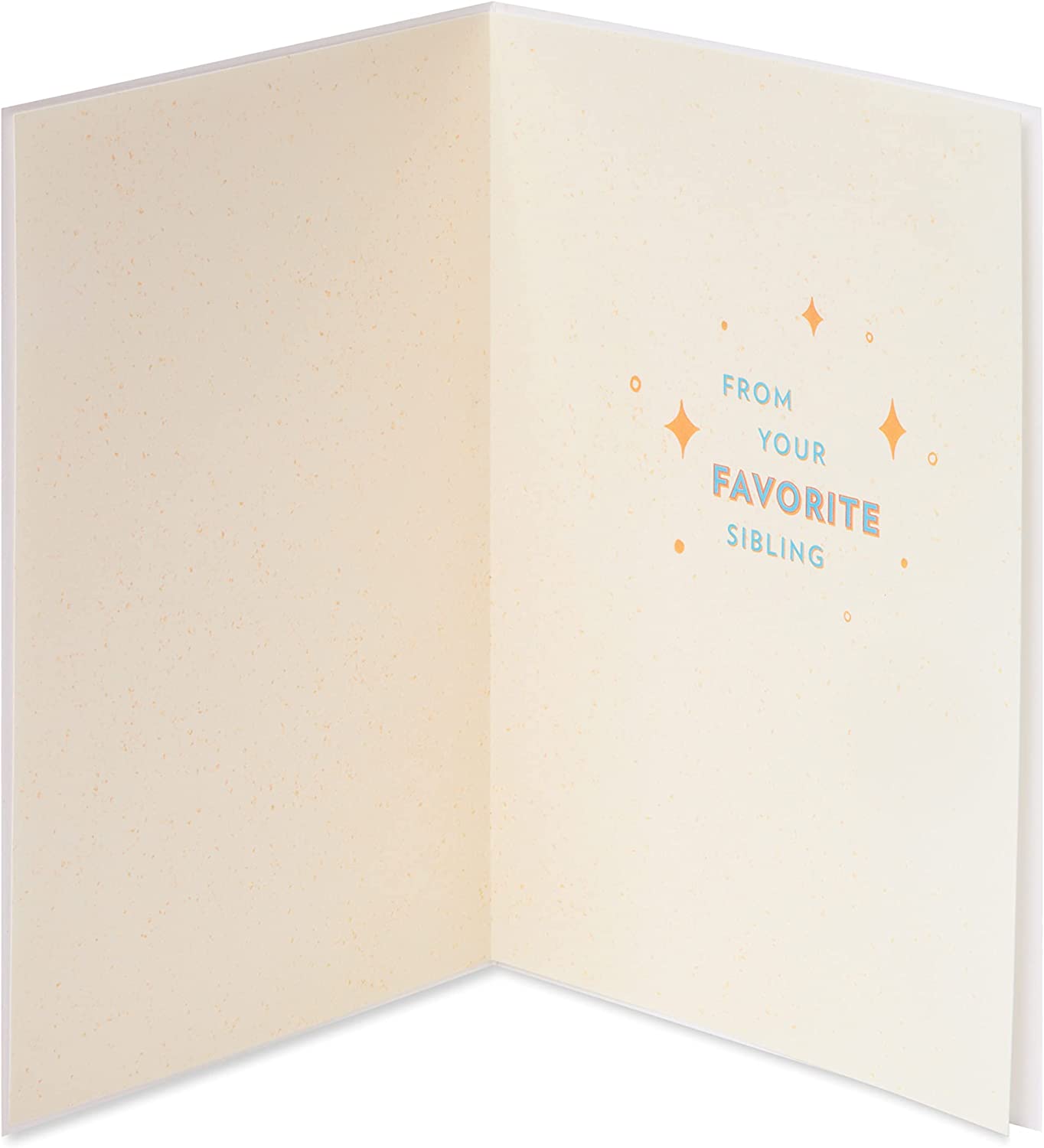Papyrus Funny Birthday Card for Brother or Sister (From Your Favorite Sibling)