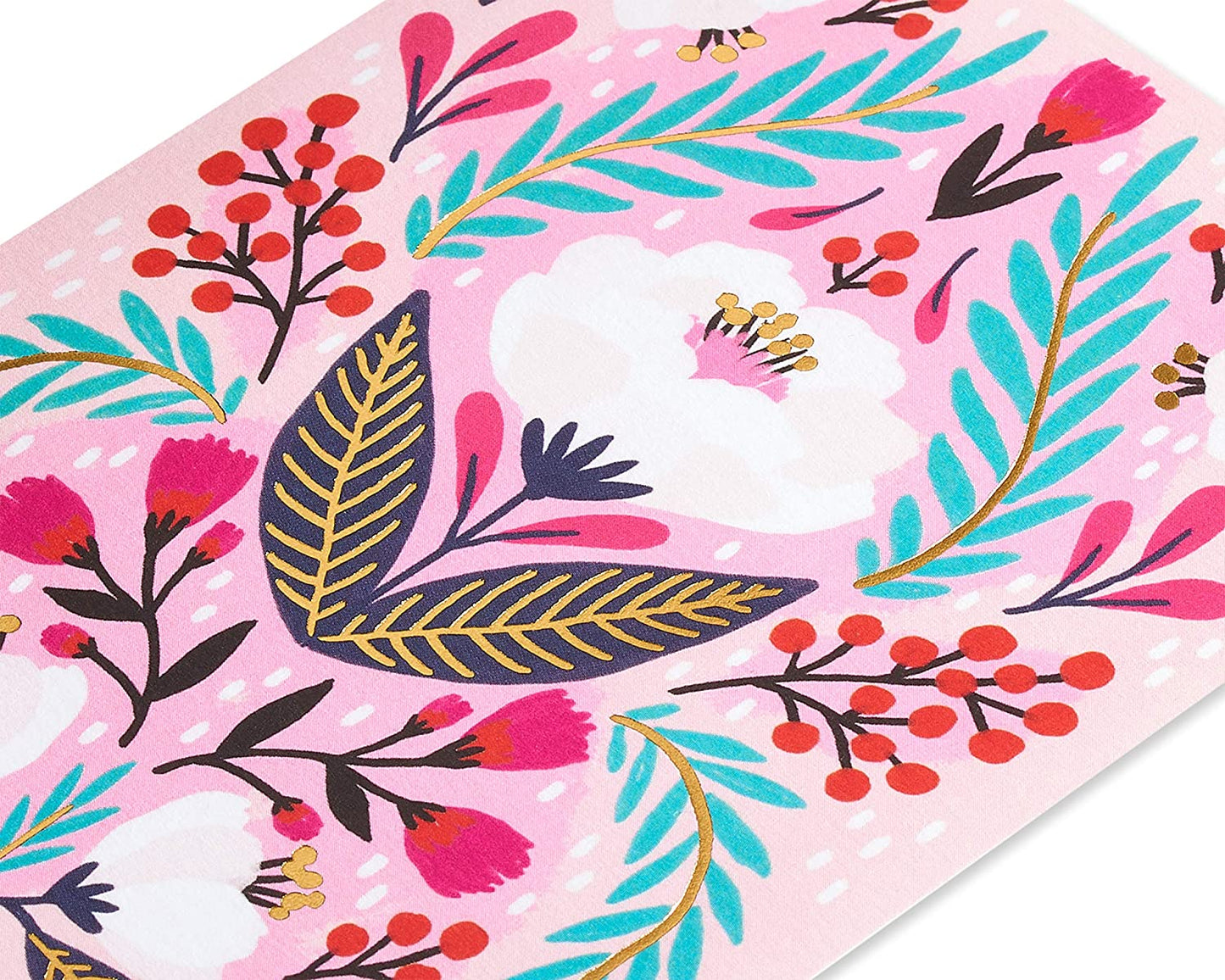 Papyrus Blank Greeting Card (Symmetrical Floral)