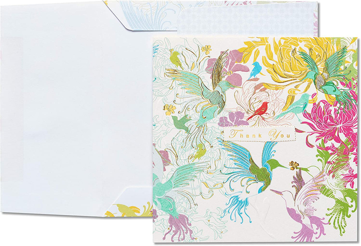 Papyrus Blank Thank You Card (Hummingbirds)