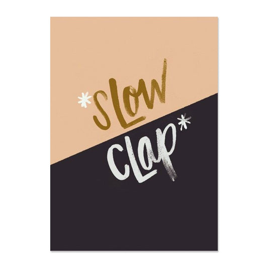 SLOW CLAP CONGRATS CARD BY PAPER REBEL