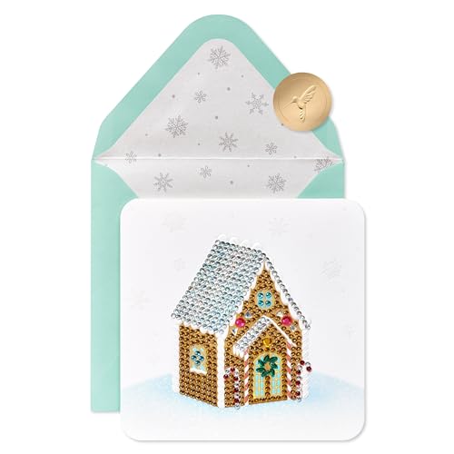 Papyrus Biglietto Di Natale Per Nipote 'Merry And Magical Holiday' – Con Coniglietto, Gemme E Tulle – 12,7x17,8 Cm