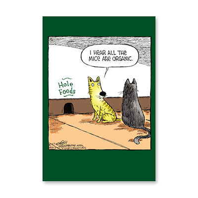 MICE ARE ORGANIC BIRTHDAY CARD BY RPG