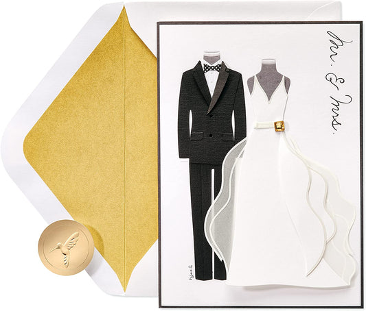 Papyrus Wedding Card (A Wonderful Couple)