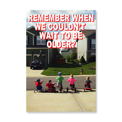 5 KIDS ON BIKES BIRTHDAY CARD BY RPG