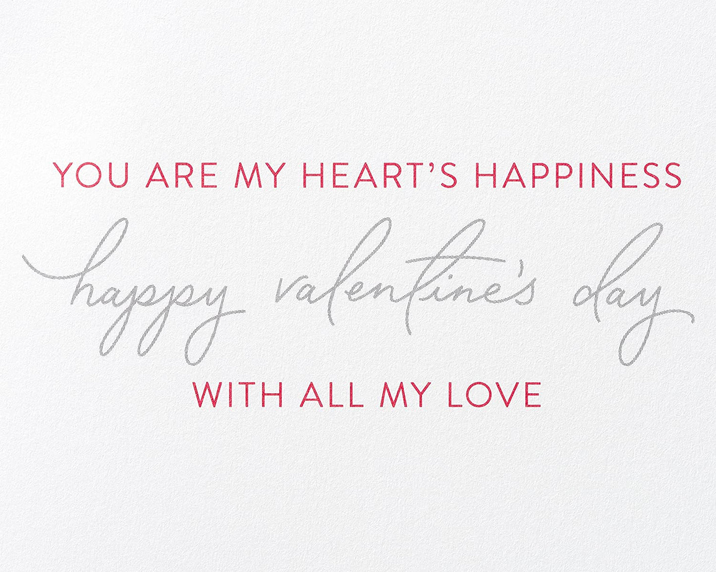 Papyrus Romantic Valentine's Day Card (My Heart's Happiness)