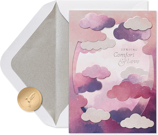 Papyrus Sympathy Card (Sending Comfort & Love)