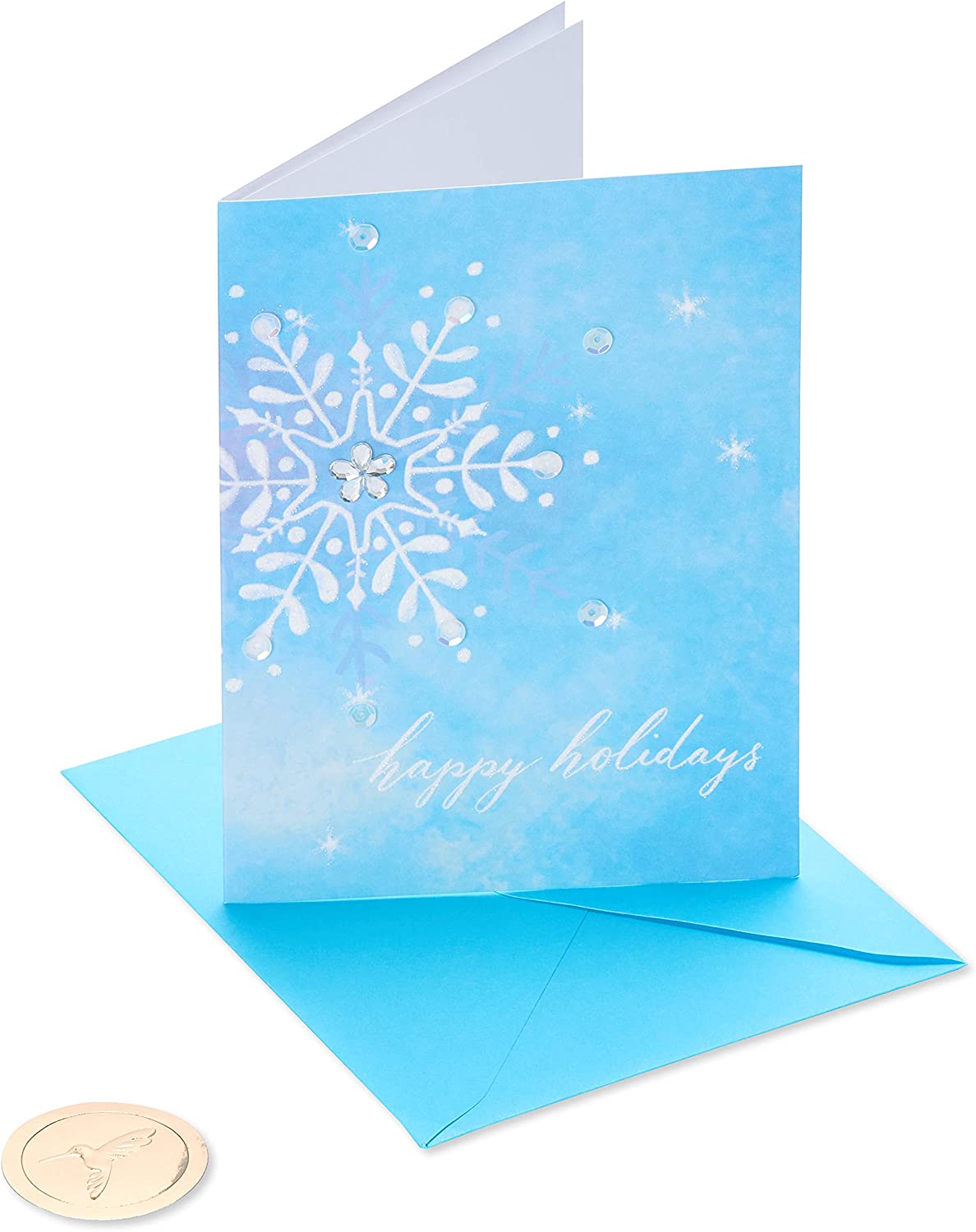Papyrus Blank Holiday Card (Snowflakes)