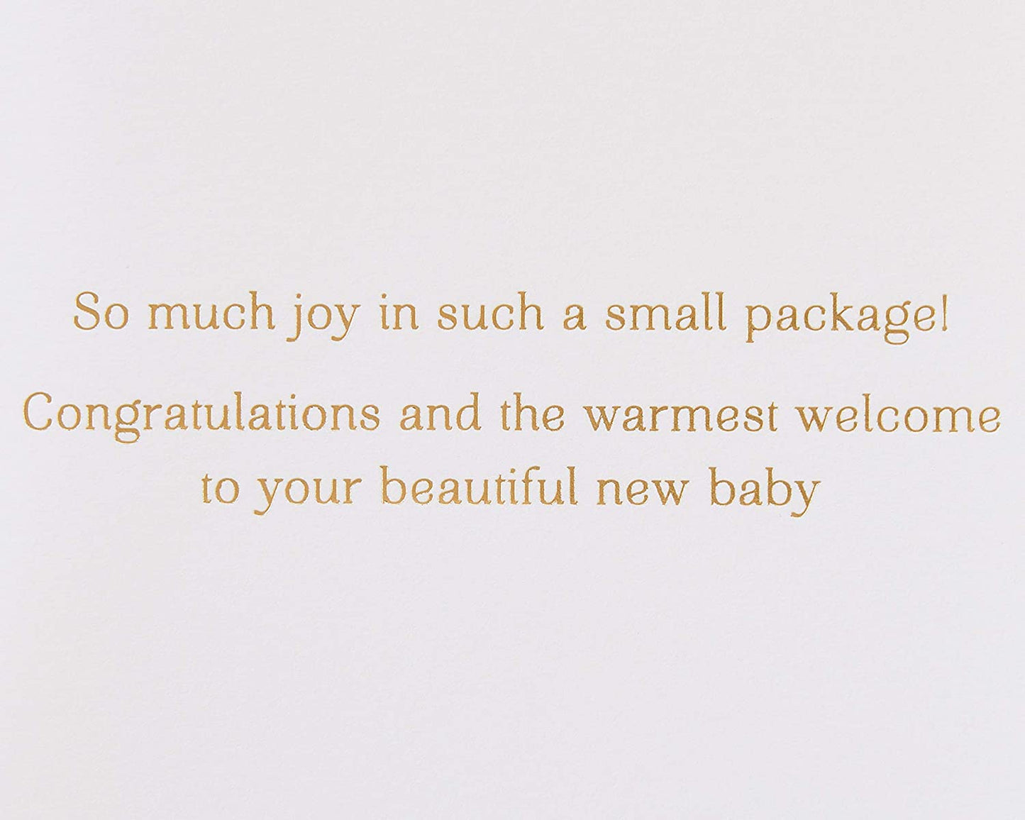 Papyrus New Baby Card (Warmest Welcome)
