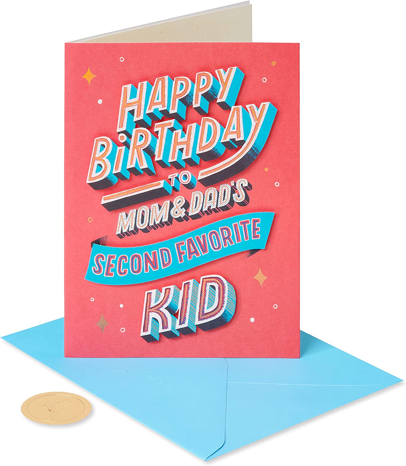 Papyrus Funny Birthday Card for Brother or Sister (From Your Favorite Sibling)