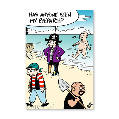 ANYONE SEEN MY EYEPATCH BIRTHDAY CARD BY RPG