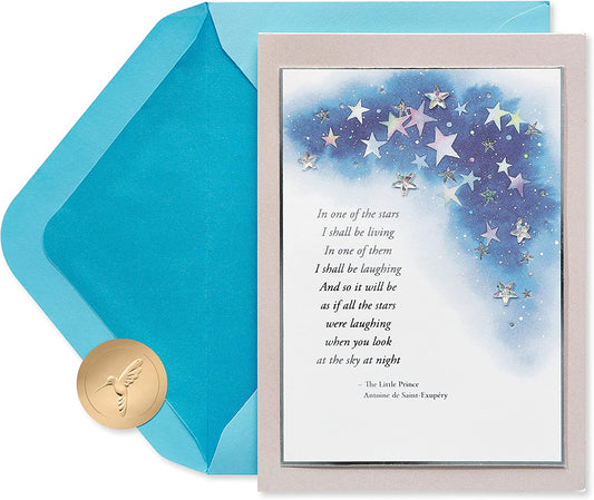 Sympathy - Stars in The Sky, Papyrus Sympathy Greetings Card