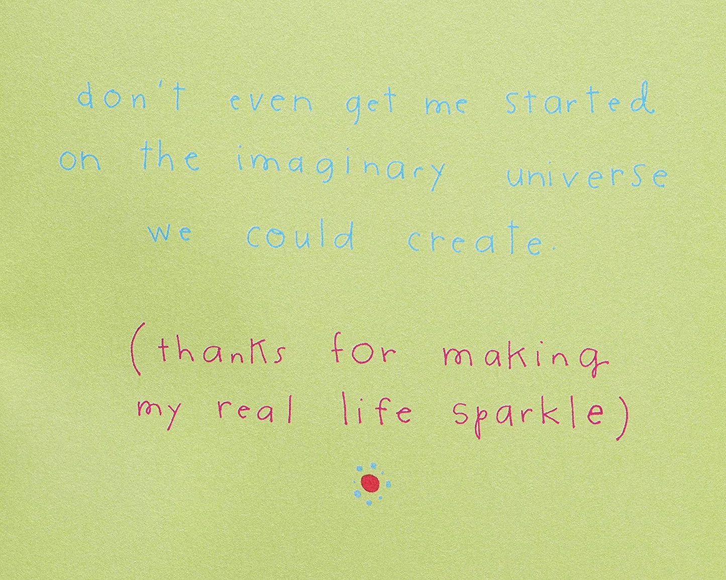 Papyrus Friendship Card (Real Life Sparkle)