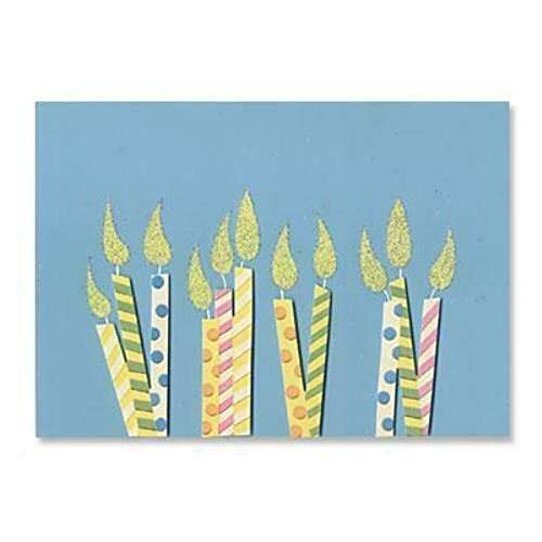 Papyrus, Glitter Candles, 1 Count - Happy Birthday Card