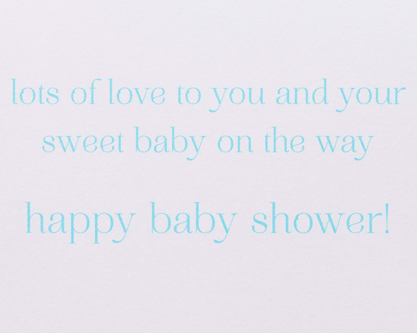 Papyrus Baby Shower Card (Sweet Baby)