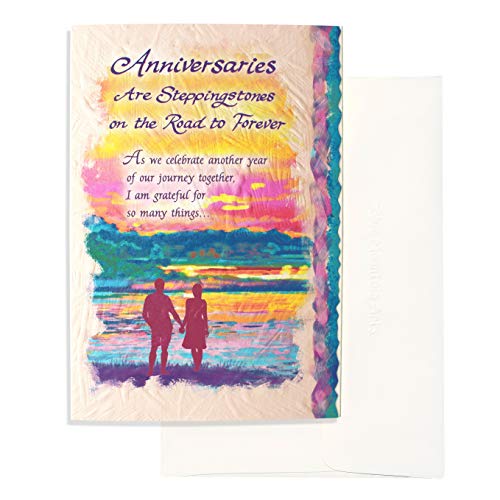 Blue Mountain Arts Greeting Card Handmade Paper Card Is Perfect For Birthday, Christmas, Anniversary