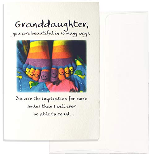 Blue Mountain Arts Greeting Card “Granddaughter, you are beautiful in so many ways” Is the Perfect Birthday, Graduation, Christmas, or Anytime Card from a Loving Grandparent, by Douglas Pagels