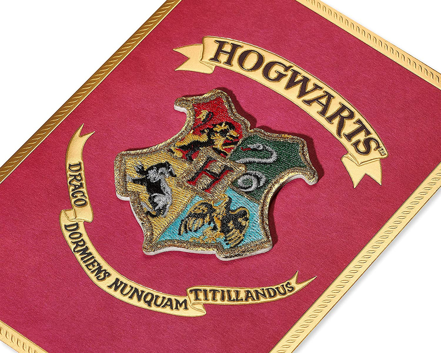 Papyrus Harry Potter Blank Card (Hogwarts Patch)