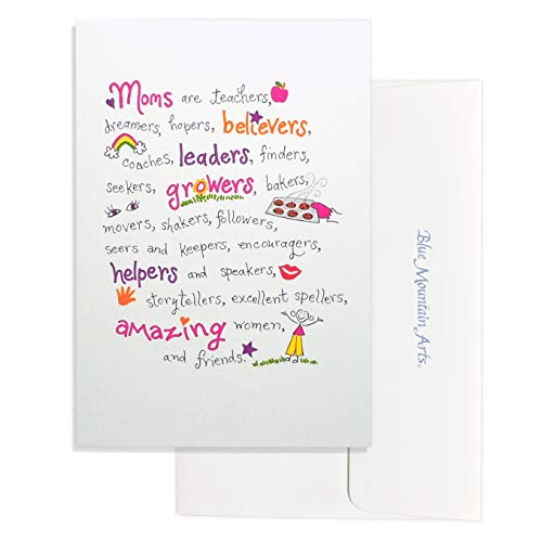 Blue Mountain Arts Greeting Card “Moms are…” Is a Cute and Sweet Mother’s Day Card for a Mom Who Means the World to You, by Ashley Rice